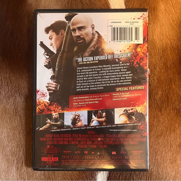 🆕 “From Paris with Love” action thriller DVD 📀 - Picture 7 of 12
